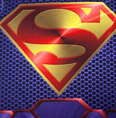Superman "New 52" Premium Dri-Fit Long Sleeve Rashguard-RashGuardStore