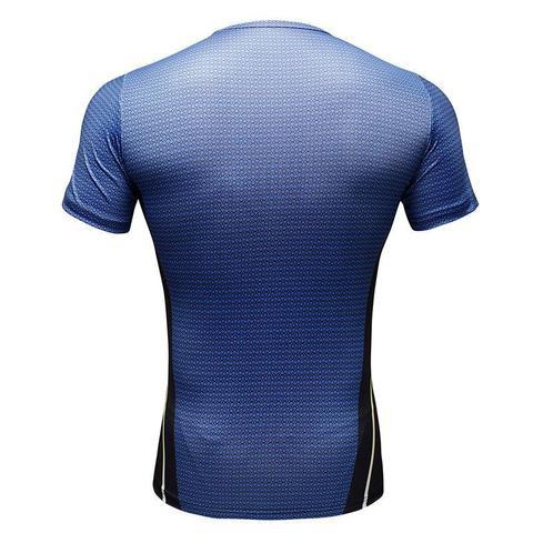 Superman "Smallville" Compression Short Sleeve Rashguard-RashGuardStore