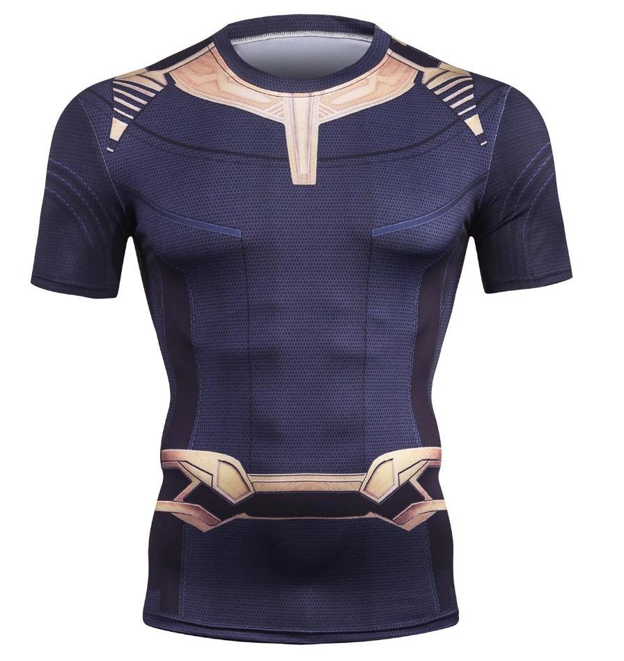 Thanos Armor Compression Rashguard-RashGuardStore