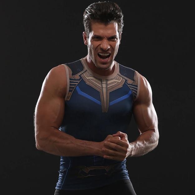 Thanos Compression Tank Top-RashGuardStore