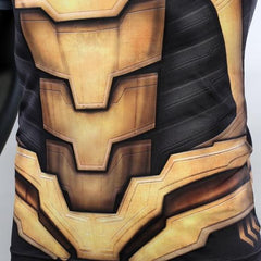 Thanos 'End Game Armor' Premium Compression Short Sleeve Rash Guard-RashGuardStore