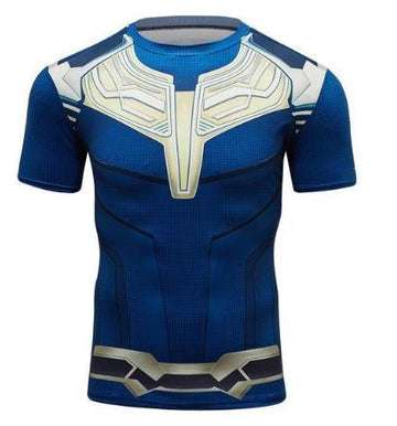 Thanos Short Sleeve Compression Rashguard-RashGuardStore