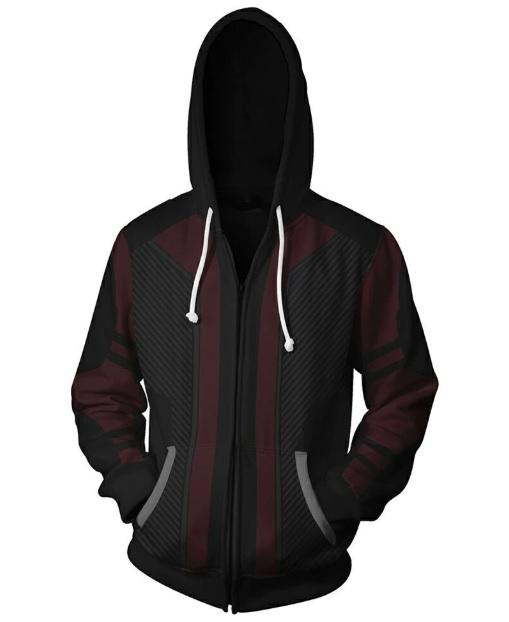 The Avengers 'Hawkeye' Zip Up Hoodie-RashGuardStore