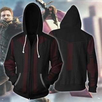The Avengers 'Hawkeye' Zip Up Hoodie-RashGuardStore