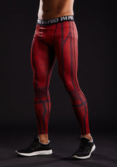 The Flash Men'S Compression Leggings Grappling Spats-RashGuardStore