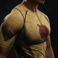 The Flash 'Reverse' Compression Short Sleeve Rash Guard-RashGuardStore