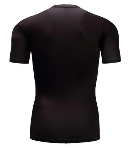 The Punisher 'Melting Skull' Short Sleeve Compression Rashguard-RashGuardStore