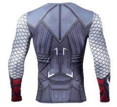 Thor 'Battle Armor' Long Sleeve Compression Rashguard-RashGuardStore