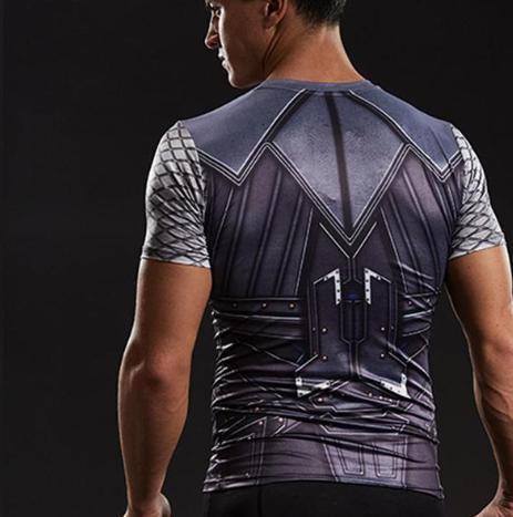 Thor 'Battle Armor' Short Sleeve Compression Rashguard-RashGuardStore