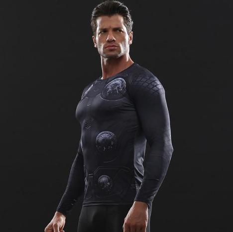 Thor 'Infinity War' Long Sleeve Compression Rashguard-RashGuardStore