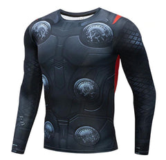 Thor 'Infinity War' Long Sleeve Compression Rashguard-RashGuardStore