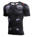 Thor 'Infinity War' Short Sleeve Compression Rash Guard-RashGuardStore