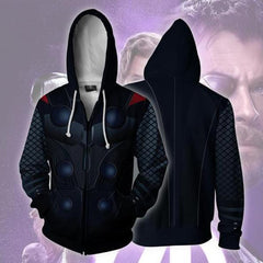 Thor 'Infinity War' Zip Up Hoodie-RashGuardStore