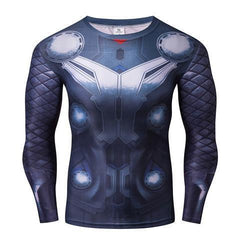 Thor 'Original Mcu' Long Sleeve Compression Rashguard-RashGuardStore