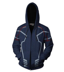 Tony Stark 'Avengers Infinity War' Zip Up Hoodie-RashGuardStore
