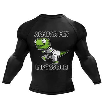 Impossible T Rex Arms Long Sleeve Compression Rashguard