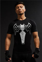 Venom "Animated" Compression Short Sleeve Rashguard-RashGuardStore