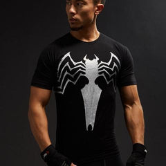 Venom "Animated" Compression Short Sleeve Rashguard-RashGuardStore