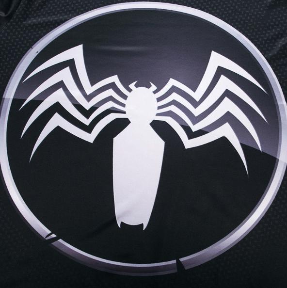 Venom 'Comic' Premium Dri-Fit Short Sleeve Rashguard-RashGuardStore