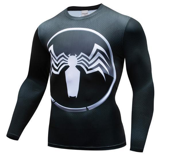 Venom 'Comic' Premium DriFIt Long Sleeve Rashguard-RashGuardStore