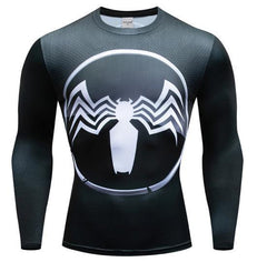 Venom 'Comic' Premium DriFIt Long Sleeve Rashguard-RashGuardStore