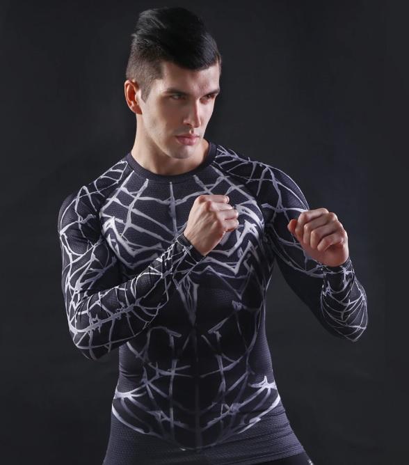 Venom Compression Long Sleeve Rashguard-RashGuardStore