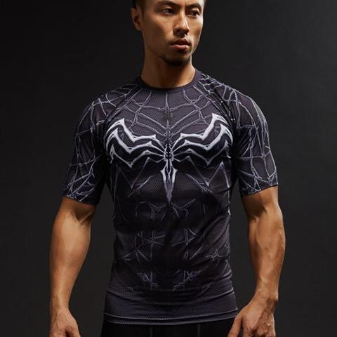 Venom Short Sleeve Compression Rashguard-RashGuardStore