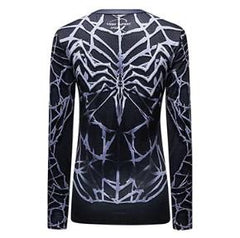 Venom Women's Long Sleeve Compression Rashguard-RashGuardStore