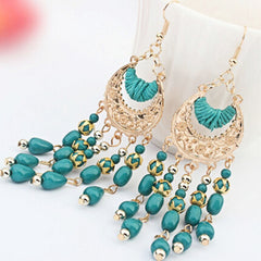 Indian Style Tear Drop Earrings
