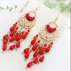 Indian Style Tear Drop Earrings