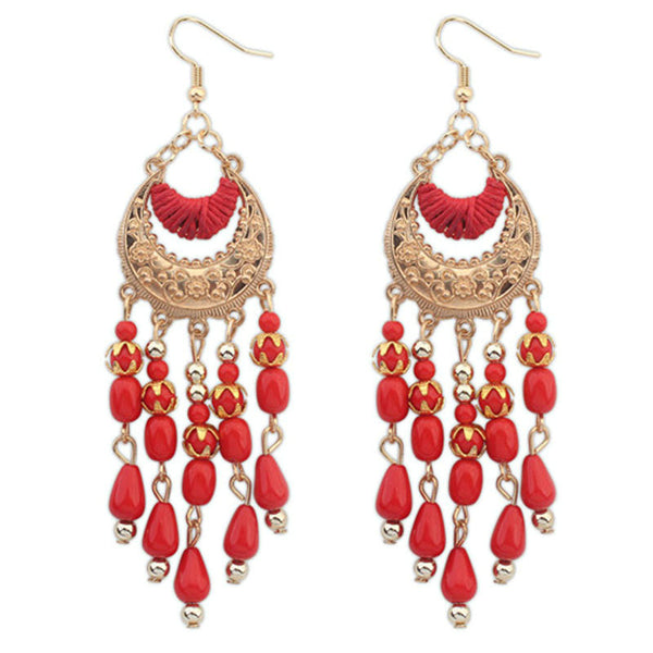 Indian Style Tear Drop Earrings