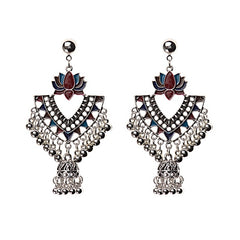 Egyptian Lotus Gypsy Bell Post Earrings