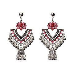 Egyptian Lotus Gypsy Bell Post Earrings