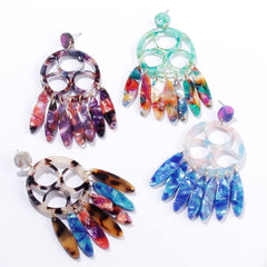 Candy Shell Dream Catcher Earrings