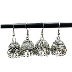 Tibetan Silver Chandelier Drop Earrings