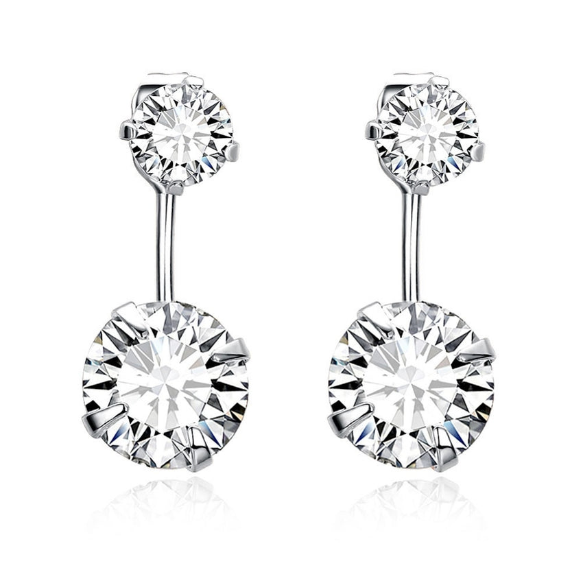 Women's CZ 'Forever' Austrian Crystal Drop Earrings