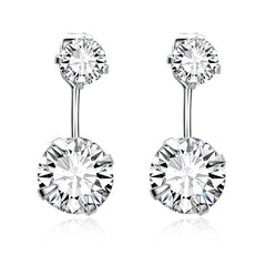 Women's CZ 'Forever' Austrian Crystal Drop Earrings