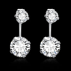 Women's CZ 'Forever' Austrian Crystal Drop Earrings