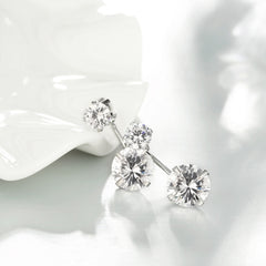 Women's CZ 'Forever' Austrian Crystal Drop Earrings