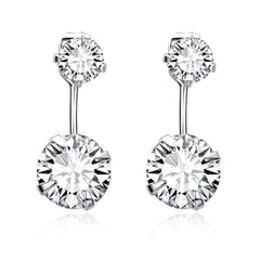 Women's CZ 'Forever' Austrian Crystal Drop Earrings