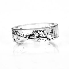 Women's 6.5mm 'Monochromatic Life' Acetate Acrylic Ring