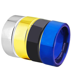 Men's 8mm Classic Thick Tungsten Carbide Ring