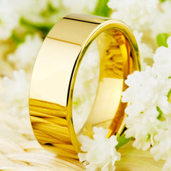 Men's 8mm Classic Thick Tungsten Carbide Ring