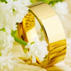 Men's 8mm Classic Thick Tungsten Carbide Ring