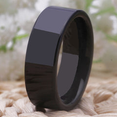 Men's 8mm Classic Thick Tungsten Carbide Ring