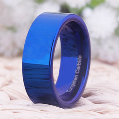 Men's 8mm Classic Thick Tungsten Carbide Ring