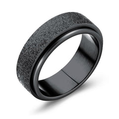 Women's 7mm Frosted Tungsten Carbide Ring