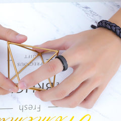 Women's 7mm Frosted Tungsten Carbide Ring