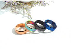 Women's 7mm Frosted Tungsten Carbide Ring